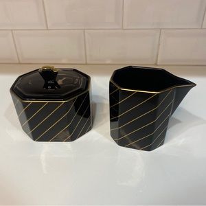 Daniel hechter Backgammon sugar and creamer set